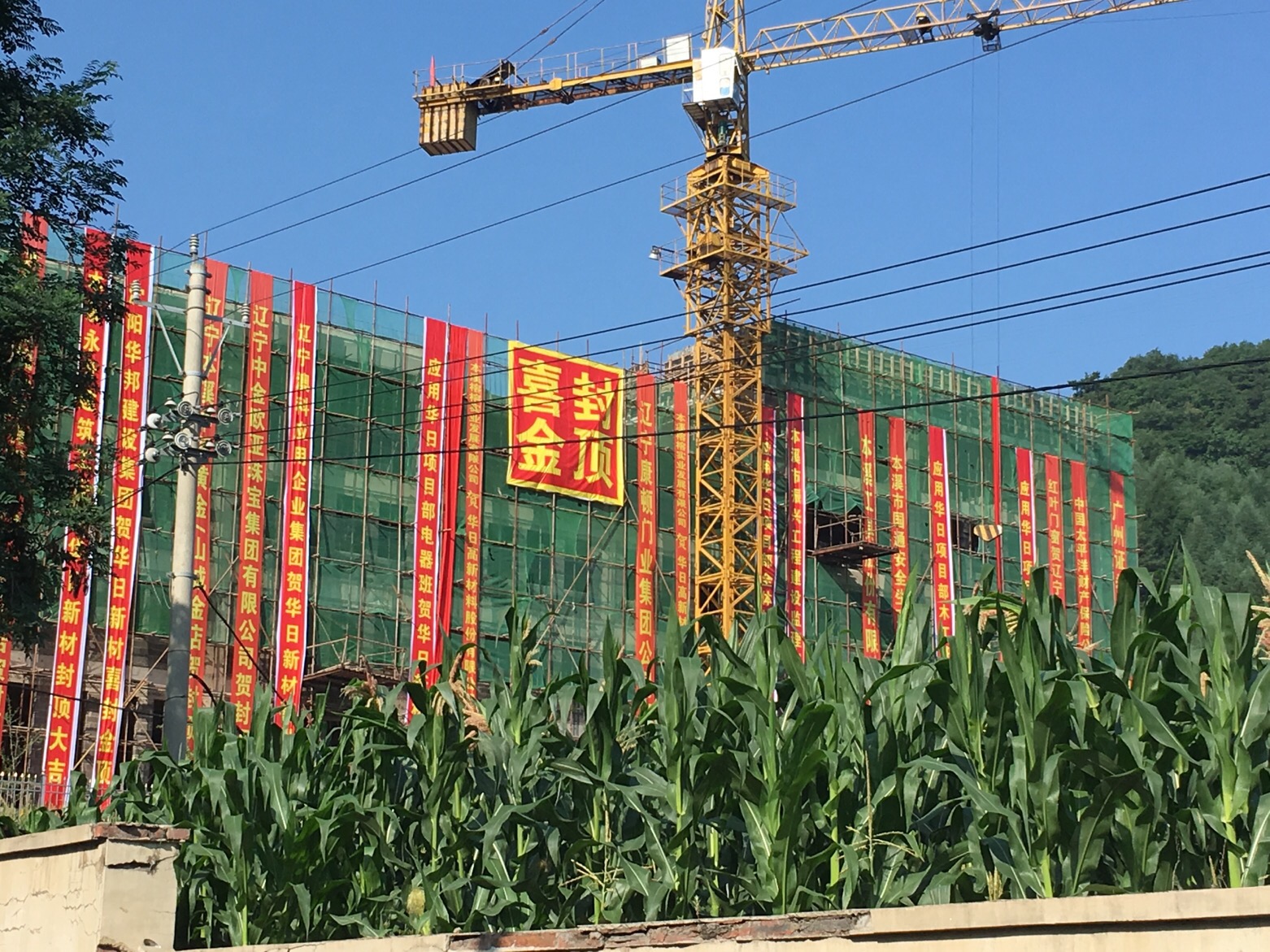 No 5 Building Capped in Liaoning Huari New Materials Co., LTD.